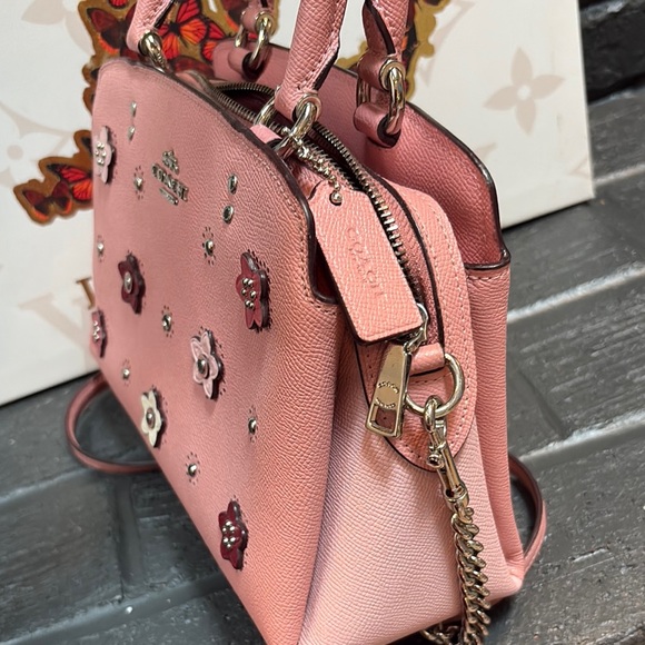 Coach Pink Lillie Triple Compartment Crossbody - Picture 5 of 10